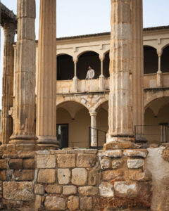 Templo de Diana en Mérida, Extremadura, España