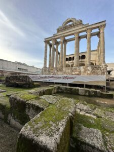 Templo de Diana en Mérida, Extremadura, España